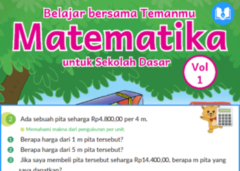 Ada sebuah pita seharga Rp4.800,00 per 4 m.