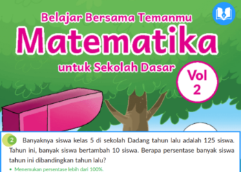 Banyaknya siswa kelas 5 di sekolah Dadang tahun lalu adalah 125 siswa