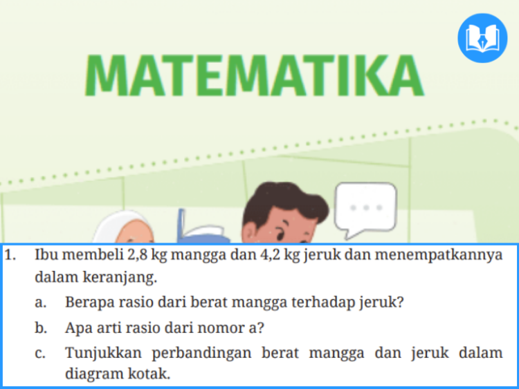 ibu membeli 2,8 kg mangga dan 4,2 kg jeruk