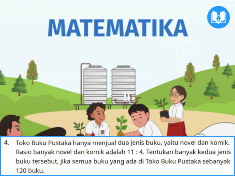 toko buku pustaka hanya menjual dua jenis buku, yaitu novel dan komik