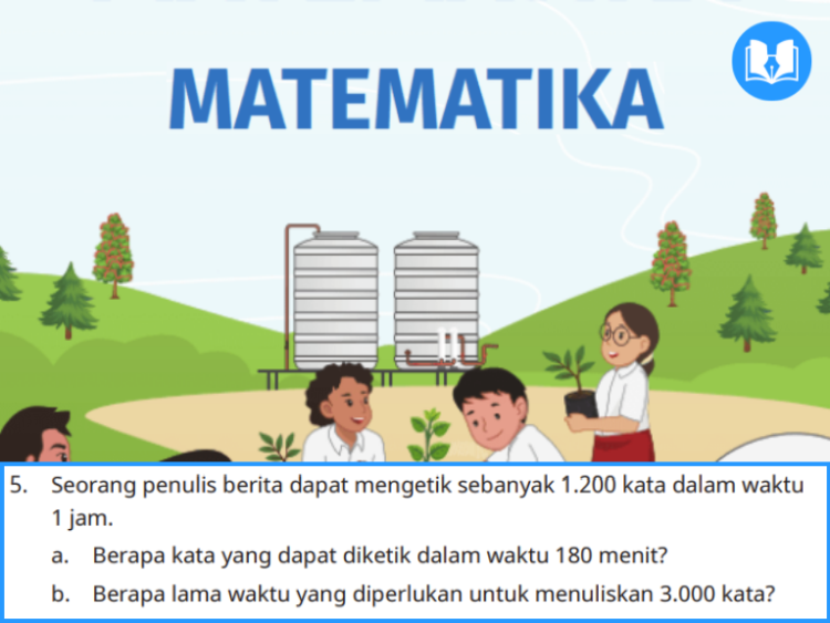 seorang penulis berita dapat mengetik sebanyak 1.200 kata dalam waktu 1 jam