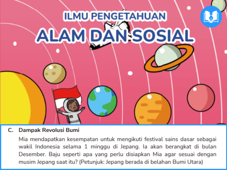 mia mendapatkan kesempatan untuk mengikuti festival sains
