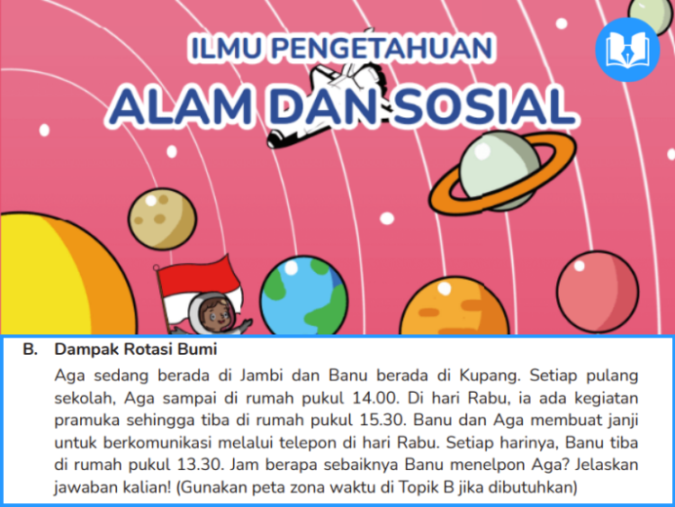 aga sedang berada di jambi dan banu berada di kupang