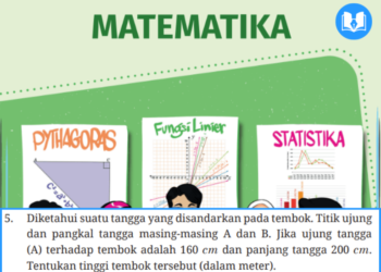 diketahui suatu tangga yang disandarkan pada tembok
